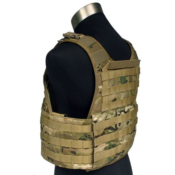 Flyye PC Suojalevyliivi MOLLE-tyylinen - MultiCam