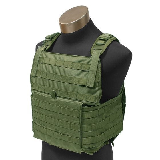 Flyye PC Suojalevyliivi MOLLE-tyylinen - Olive Drab