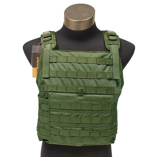 Flyye PC Suojalevyliivi MOLLE-tyylinen - Olive Drab