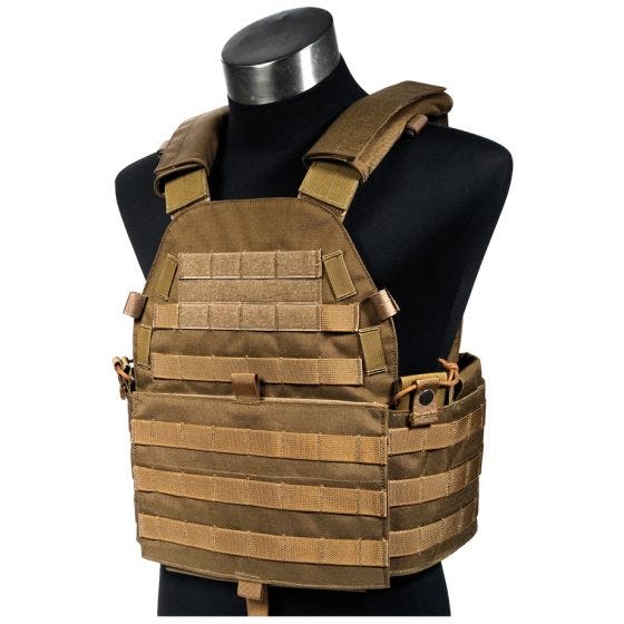 Flyye New MOLLE LT6094 Taktinen Liivi - Coyote Brown