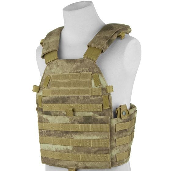 Flyye New MOLLE LT6094 Taktinen Liivi - A-TACS AU