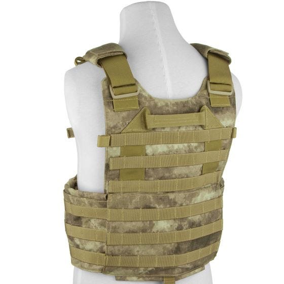 Flyye New MOLLE LT6094 Taktinen Liivi - A-TACS AU