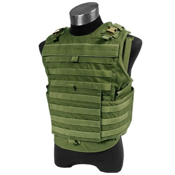 Flyye Spartan Taktinen Liivi - Olive Drab