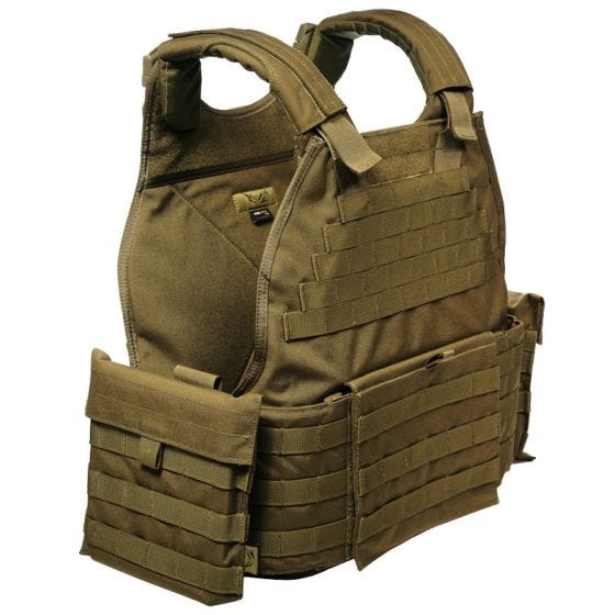 Flyye MOLLE SPC Suojaliivi - Coyote Brown