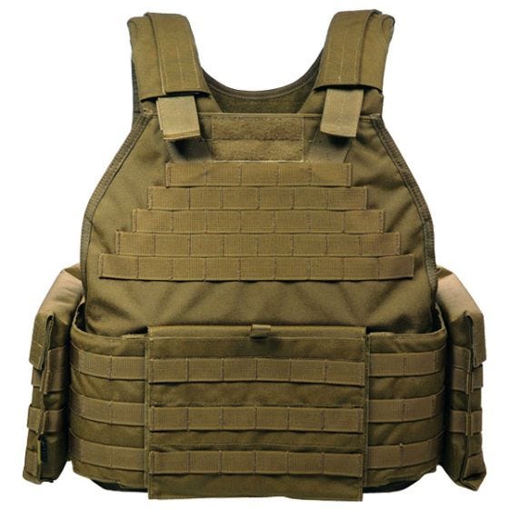 Flyye MOLLE SPC Suojaliivi - Coyote Brown