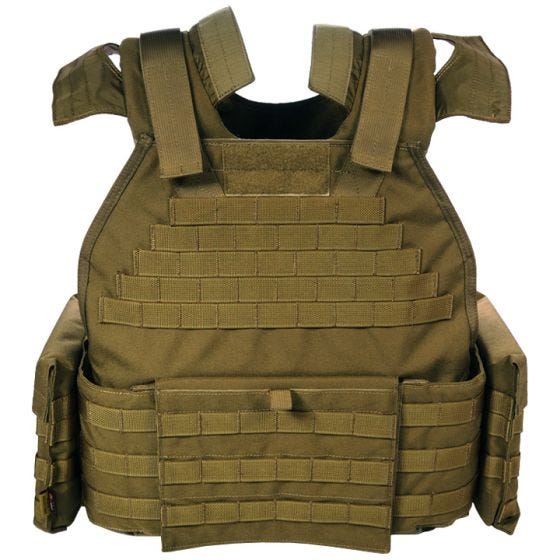 Flyye MOLLE SPC Suojaliivi - Coyote Brown
