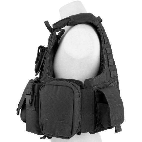 Flyye Force Recon ver. Mar Taskullinen Liivi - Musta