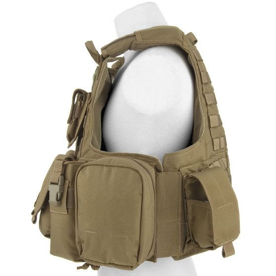 Flyye Force Recon ver. Mar Taskullinen Liivi - Khaki