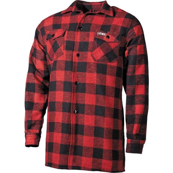 Fox Outdoor Lumberjack Paita - Punainen/Musta Ruudullinen