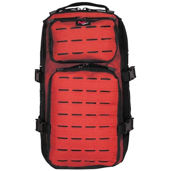 Fox Outdoor Assault-Travel Reppu - Musta/Punainen