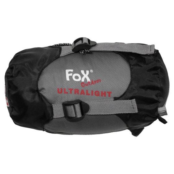 Fox Outdoor Ultralight Makuupussi Musta/Harmaa