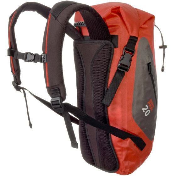 Fox Outdoor DRY PAK 20 Putkikassi Vedenpitävä - Punainen