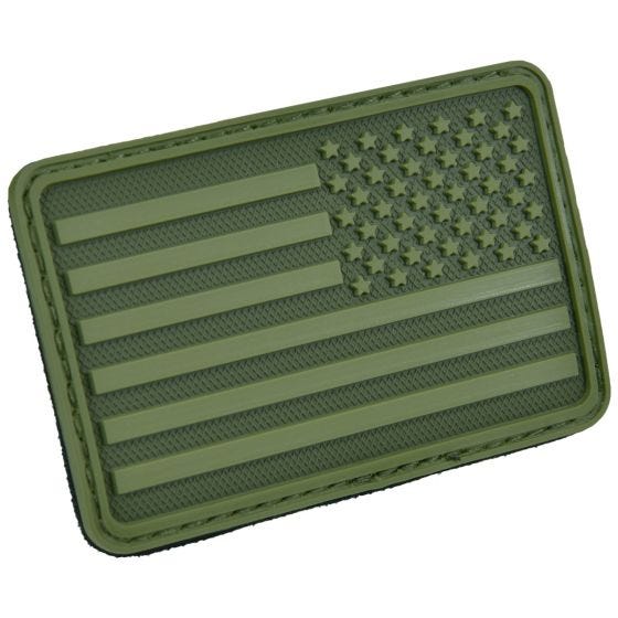 Hazard 4 USA Flag Right Arm Moraalimerkki Oliivinvihreä