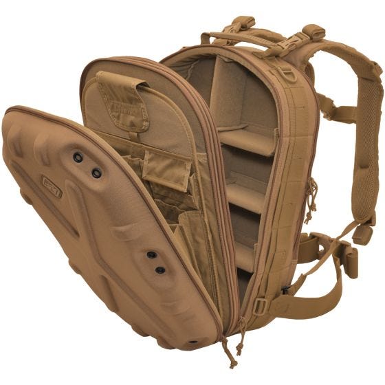 Hazard 4 Pillbox Hardshell-päiväreppu Coyote