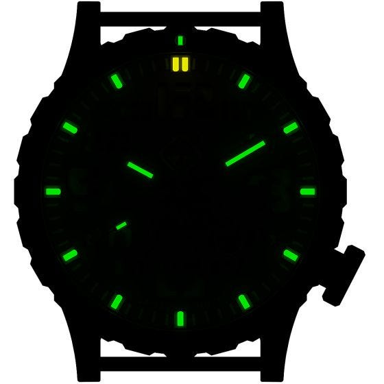 Hazard 4 Heavy Water Diver Titaani-tritiumkello Arid Green/Keltainen