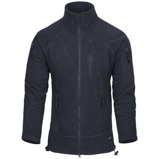 Helikon Alpha Tactical Takki Ruudukkofleece - Navy Blue
