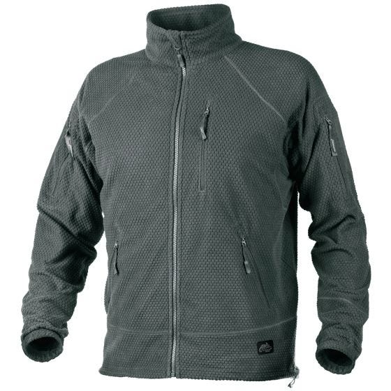 Helikon Alpha Tactical Takki Ruudukkofleece - Shadow Grey