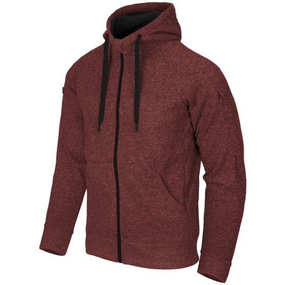 Helikon Covert Tactical Täysvetoketjullinen Huppari - Melange Red