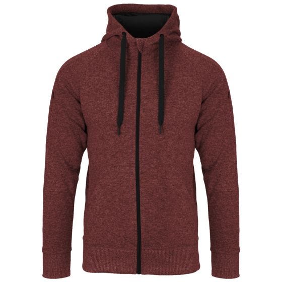 Helikon Covert Tactical Täysvetoketjullinen Huppari - Melange Red