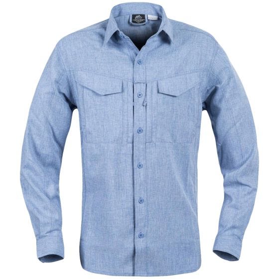 Helikon Defender Mk2 Gentleman Pitkähihainen Paita Melange Light Blue