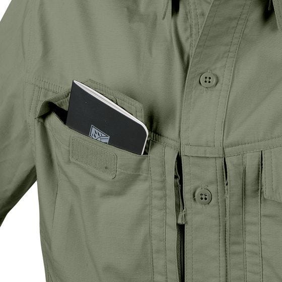 Helikon Defender Mk2 Pitkähihainen Paita - Oliivinvihreä