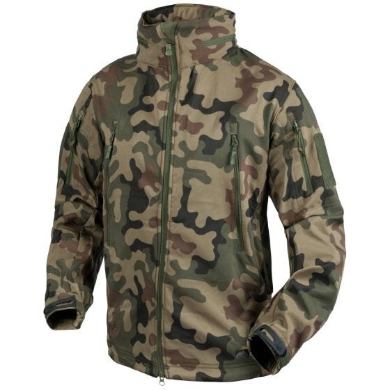 Helikon Gunfighter Soft Shell -takki - Polish Woodland