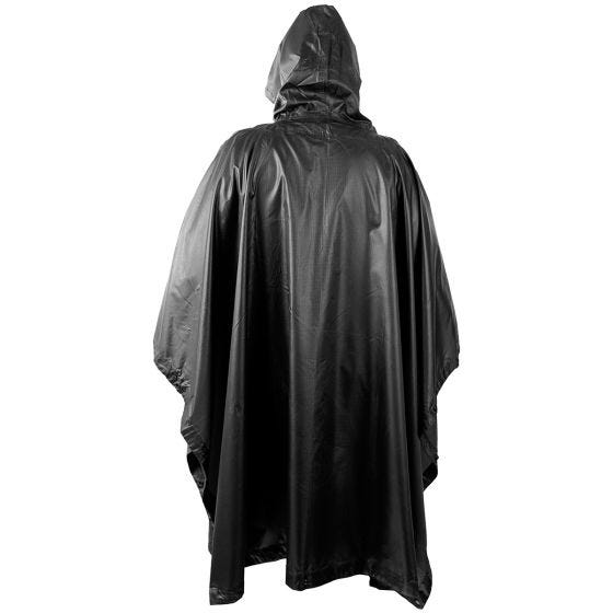 Helikon Vedenpitävä Poncho Ripstop - Musta