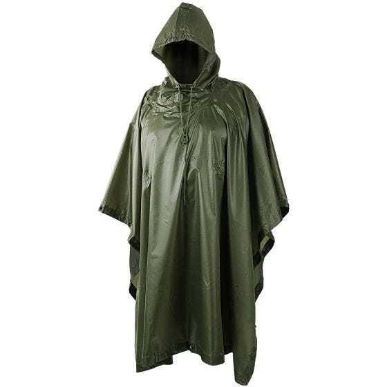 Helikon Vedenpitävä Poncho Ripstop - Oliivi