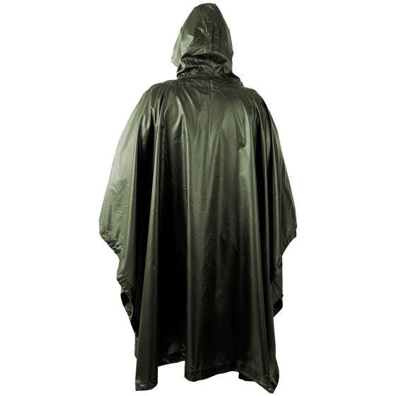 Helikon Vedenpitävä Poncho Ripstop - Oliivi