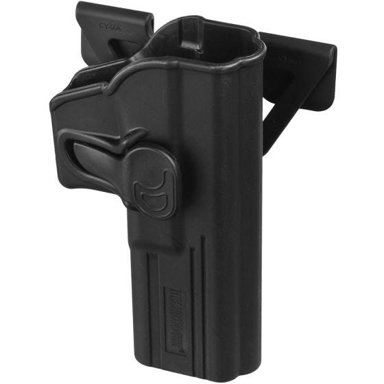 Helikon Glock 17 Release Button Asekotelo MOLLE Musta
