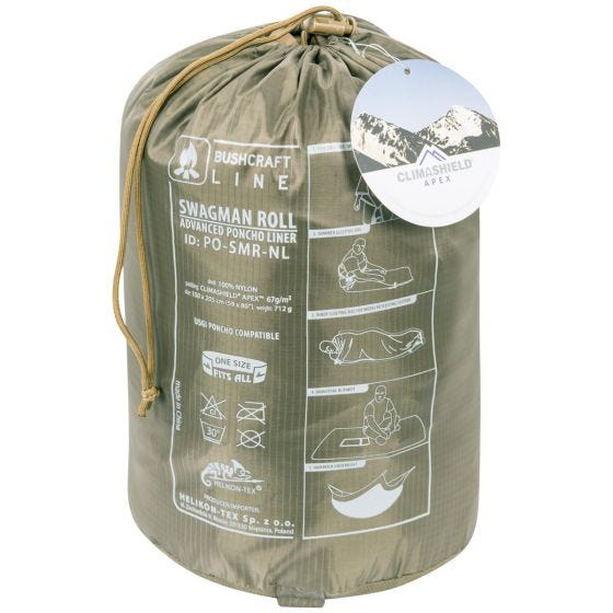 Helikon Swagman Roll Climashield Apex Poncho 67 g - Flecktarn