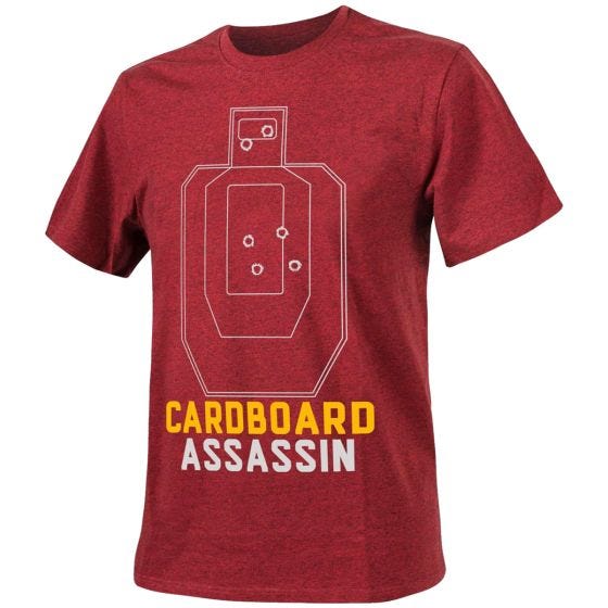 Helikon Cardboard Assassin T-paita - Melange Red