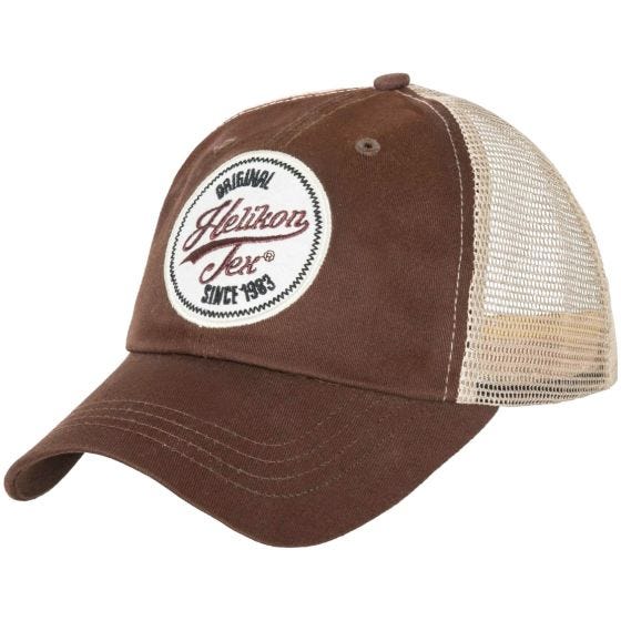 Helikon Trucker Logo Lippalakki Mud Brown