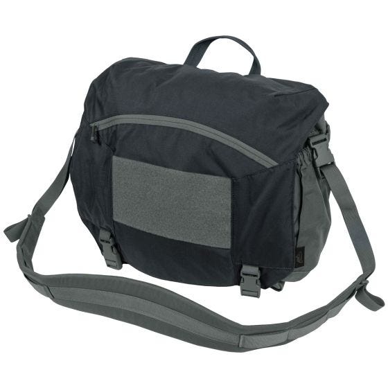 Helikon Urban Iso Kuriirilaukku - Musta/Shadow Grey