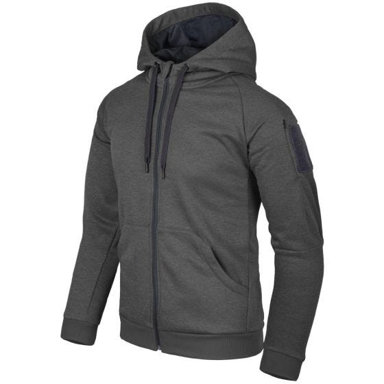 Helikon Urban Tactical Täysvetoketjullinen Huppari - Melange Black-Grey