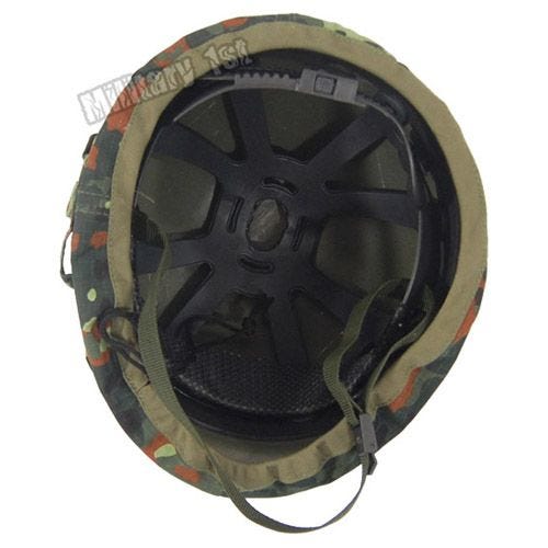 MFH Muovikypärä Kangaspäällysteinen Flecktarn