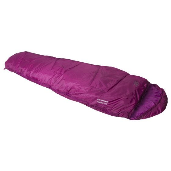 Highlander Sleepline 250 Muumiomakuupussi Vaaleanpunainen