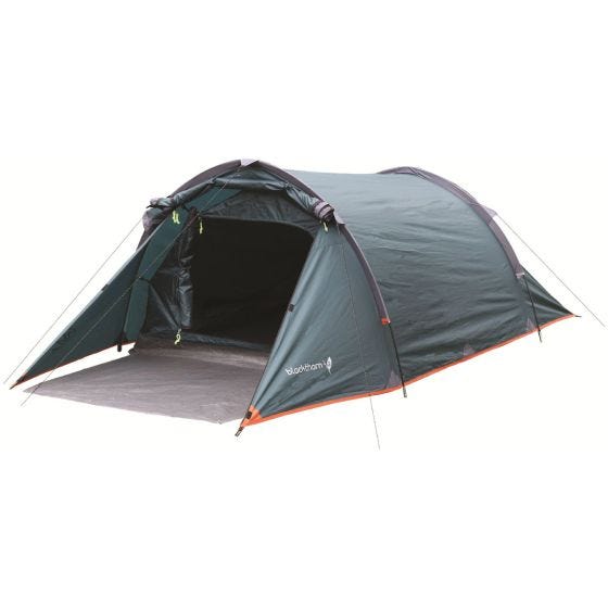 Highlander Blackthorn 2 Teltta - Hunter Green/Orange Trim