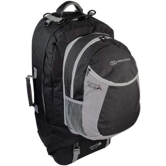 Highlander X-plorer Rinkka 45 + 15 L Musta