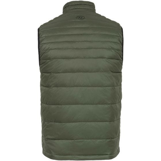 Highlander Kaksipuolinen Gilet-liivi - Musta/Oliivi