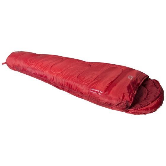 Highlander Sleepline 350 Muumiomakuupussi Punainen