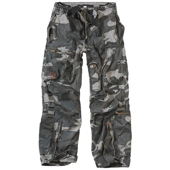 Surplus Infantry Cargo Housut - Night Camo