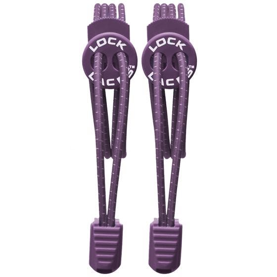 Lock Laces Elastic No Tie Kengännauhat Purppura
