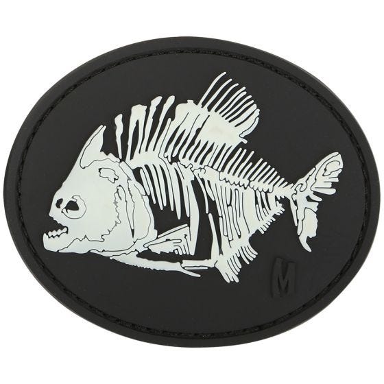 Maxpedition Piranha Bones Moraalimerkki GLOW