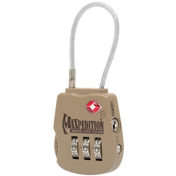 Maxpedition Matkalaukun Lukko Taktiset Khaki
