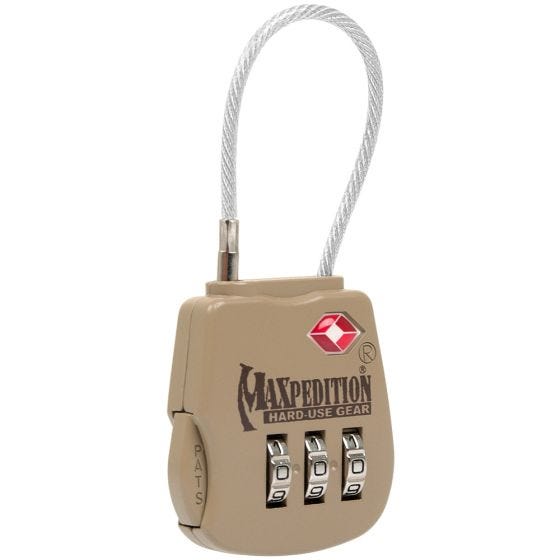 Maxpedition Matkalaukun Lukko Taktiset Khaki