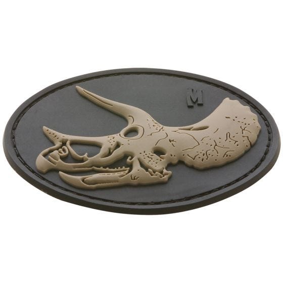 Maxpedition Triceratops Skull Moraalimerkki - SWAT