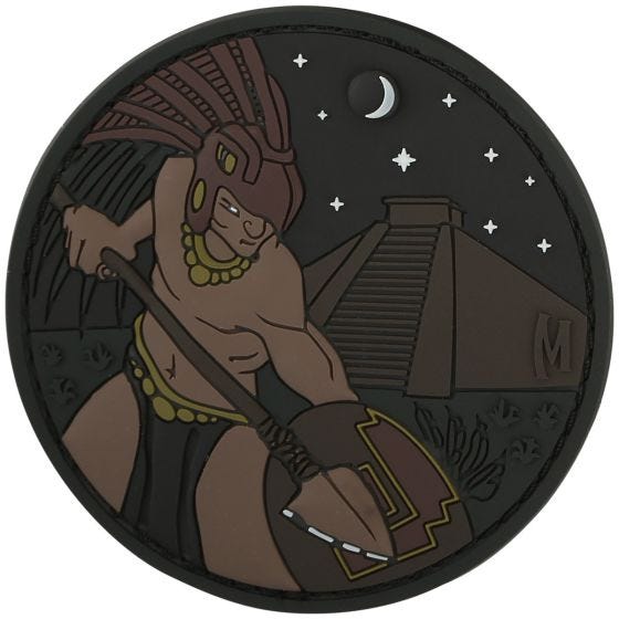 Maxpedition Aztec Warrior Moraalimerkki GLOW