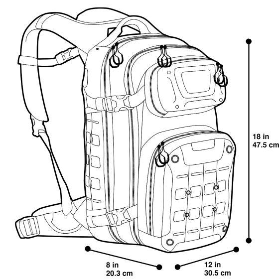 Maxpedition RiftCore Reppu Harmaa