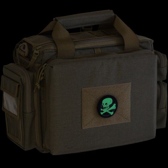 Maxpedition Skull Moraalimerkki GLOW
